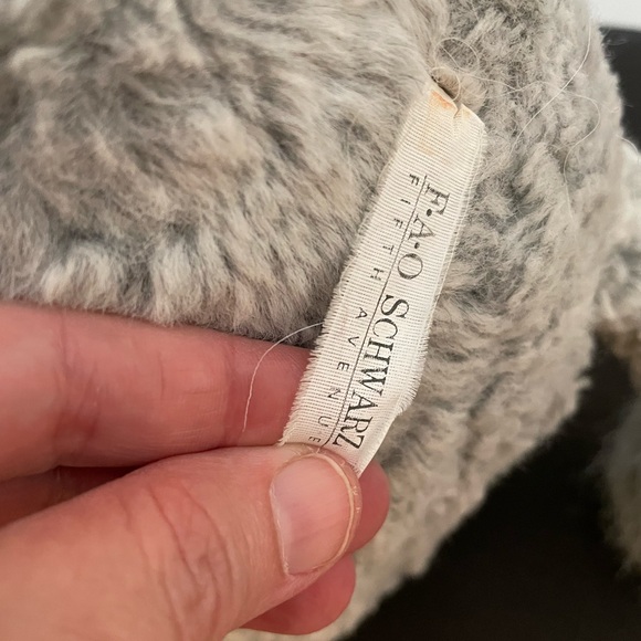 Vintage FAO Schwartz Stuffed Elephant - Picture 7 of 11